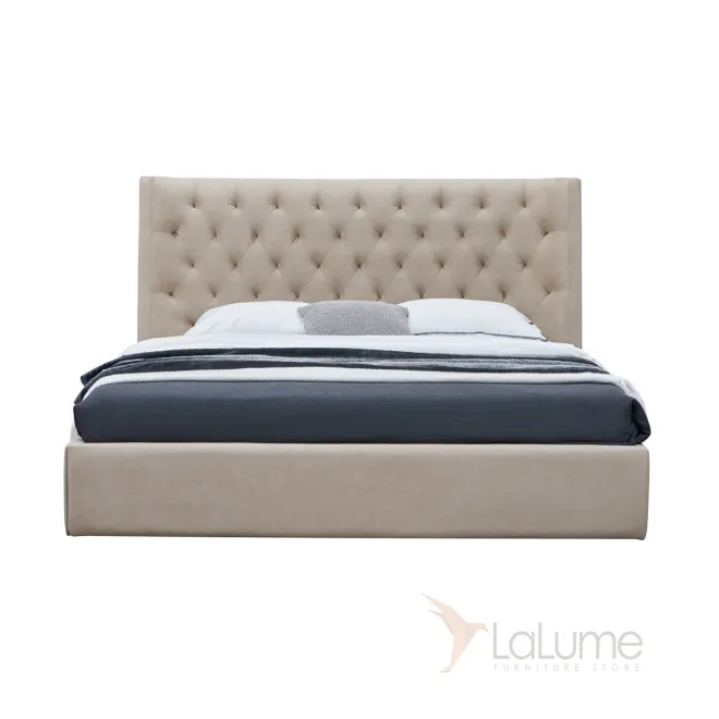 Кровать GC1726 (160-200) бежевый FA272-01с ящиком для белья ESF Кровать GC1726 (160-200) бежевый FA272-01с ящиком для белья ESF