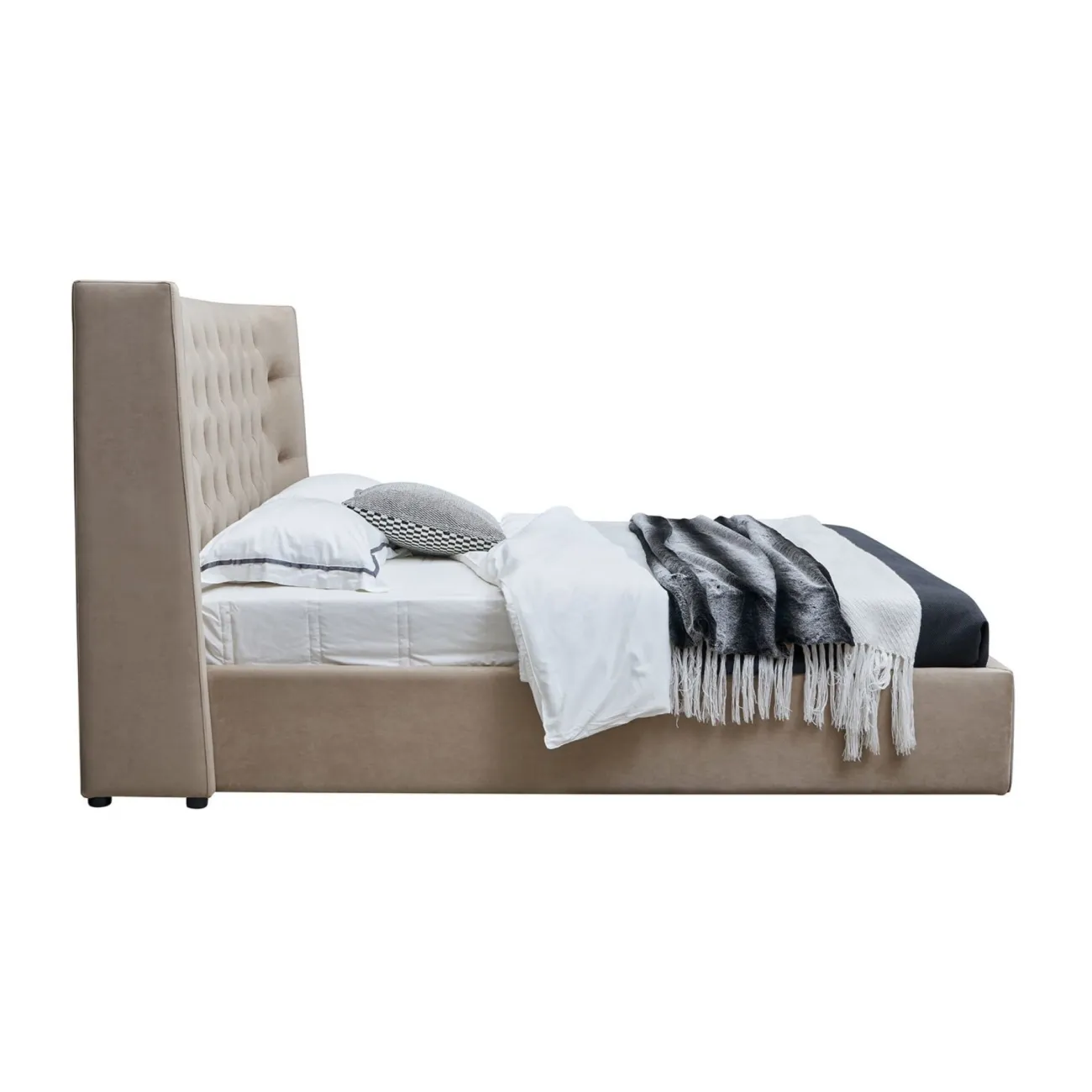 Кровать GC1726 (160-200) бежевый FA272-01с ящиком для белья ESF Кровать GC1726 (160-200) бежевый FA272-01с ящиком для белья ESF