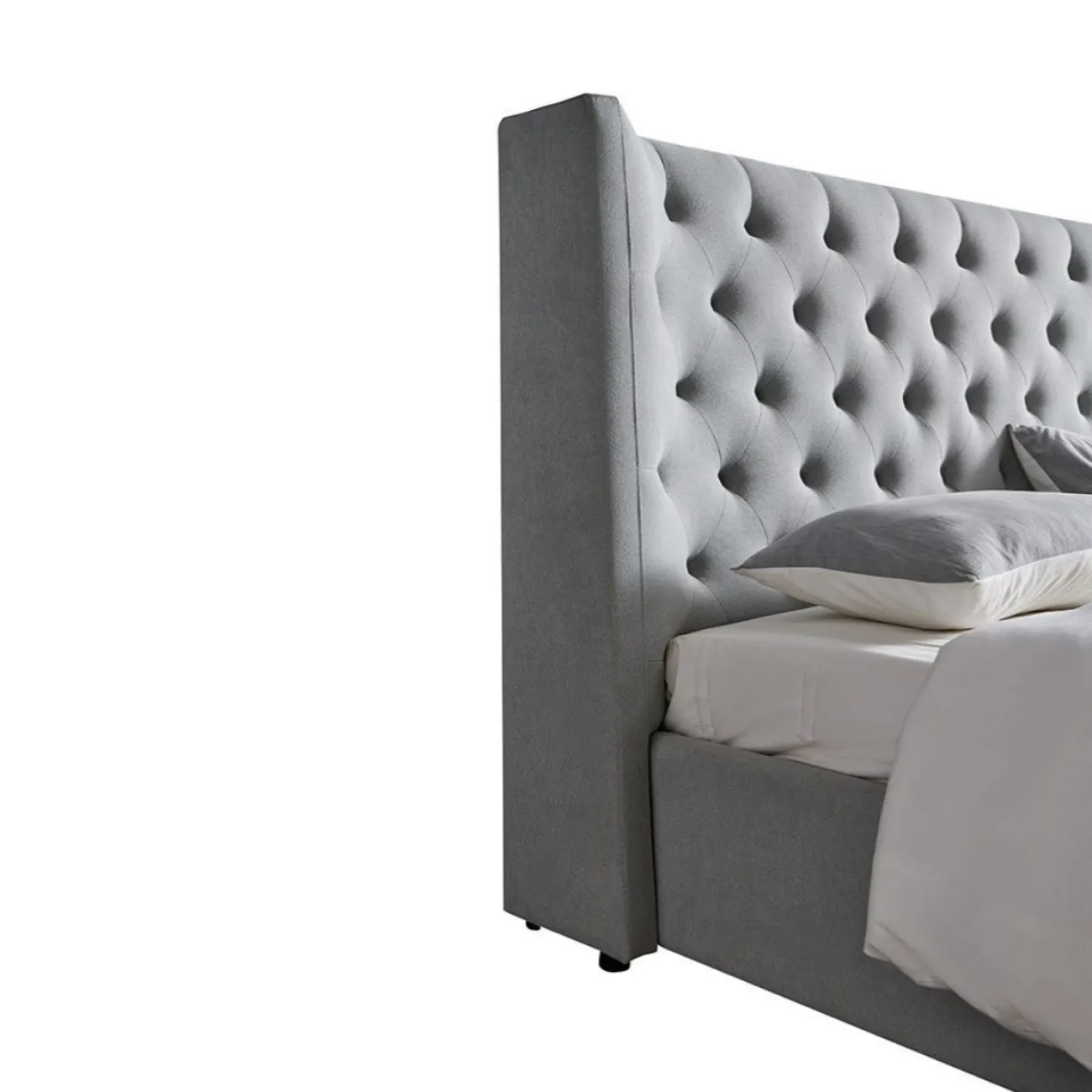 Кровать GC1726 (180-200) серый FA905-31 с ящиком для белья ESF Кровать GC1726 (180-200) серый FA905-31 с ящиком для белья ESF