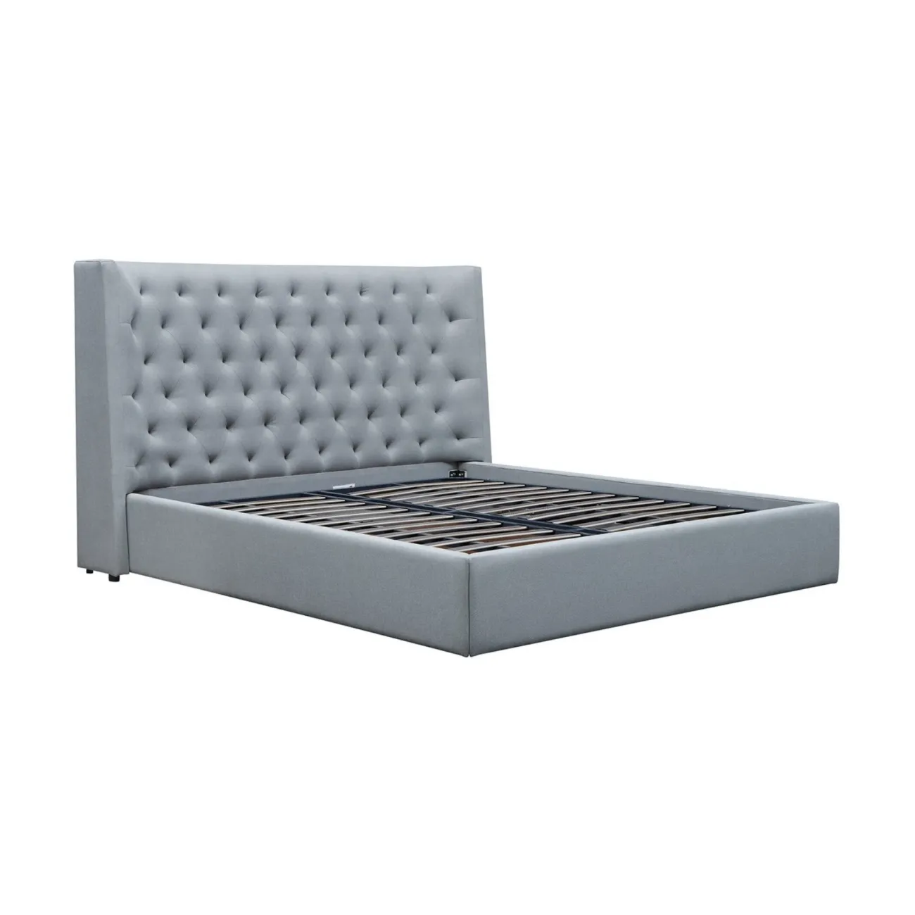 Кровать GC1726 (180-200) серый FA905-31 с ящиком для белья ESF Кровать GC1726 (180-200) серый FA905-31 с ящиком для белья ESF