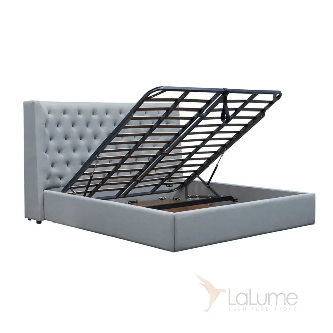 Кровать GC1726 (180-200) серый FA905-31 с ящиком для белья ESF Кровать GC1726 (180-200) серый FA905-31 с ящиком для белья ESF