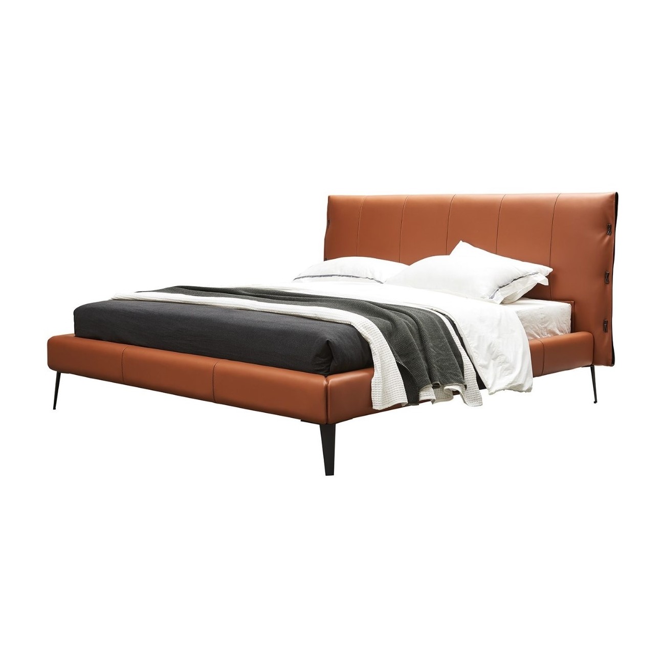 Кровать GC1727 (180-200) коричневый PC019-8095 ESF