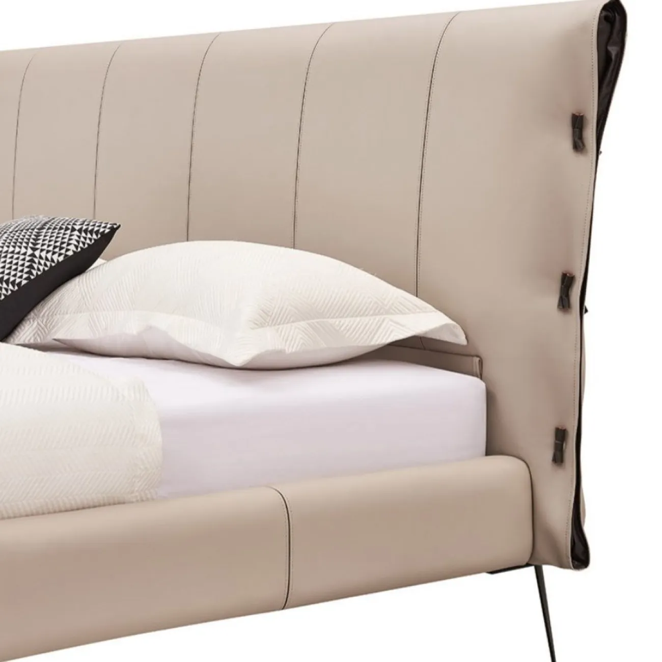 Кровать GC1727 (160-200) бежевый PC019-9042/SA135 ESF