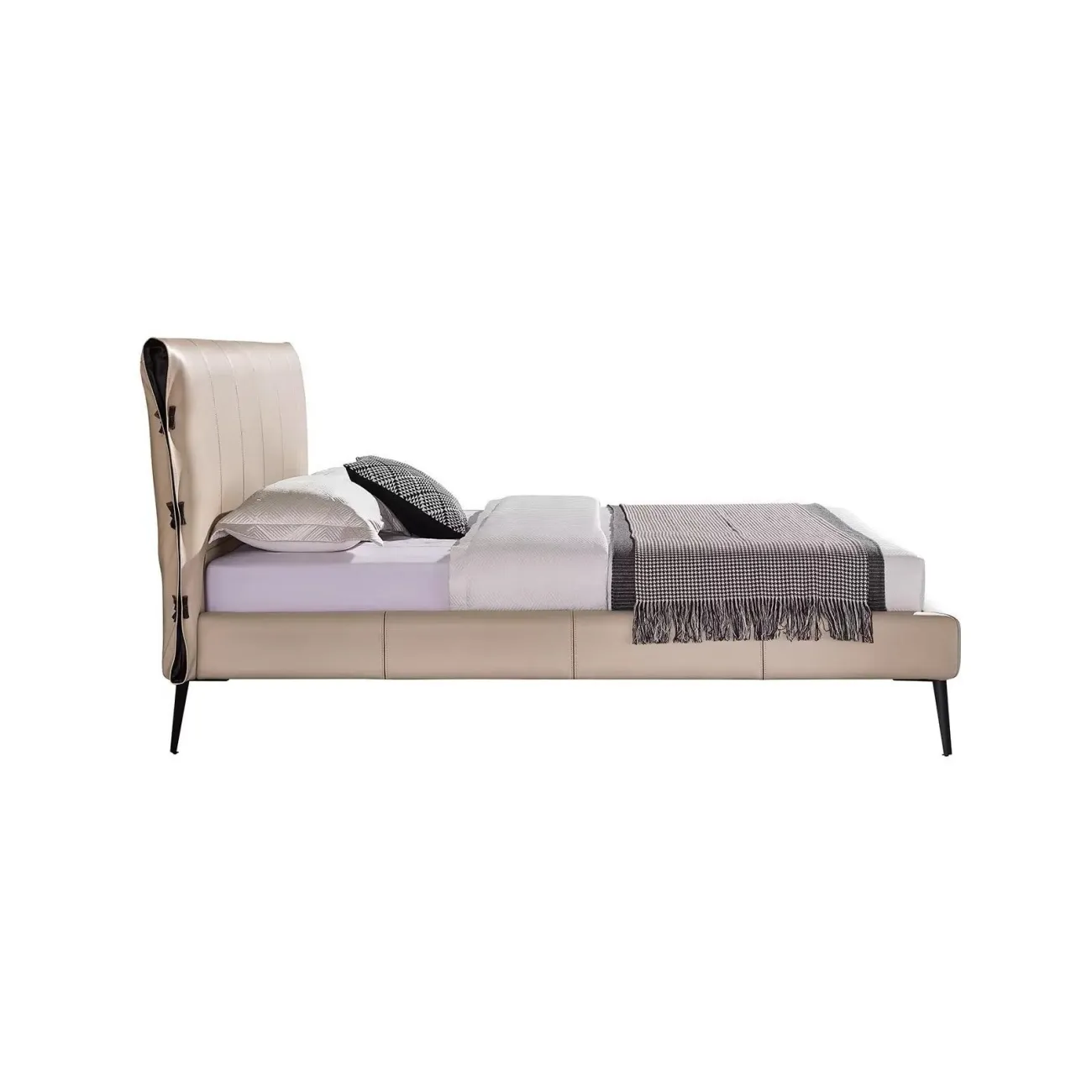 Кровать GC1727 (180-200) бежевый PC019-9042/SA135 ESF