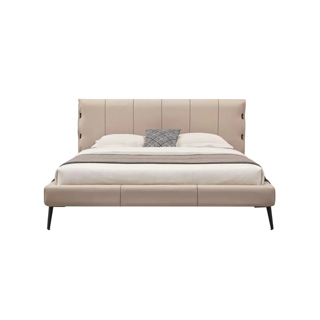 Кровать GC1727 (180-200) бежевый PC019-9042/SA135 ESF