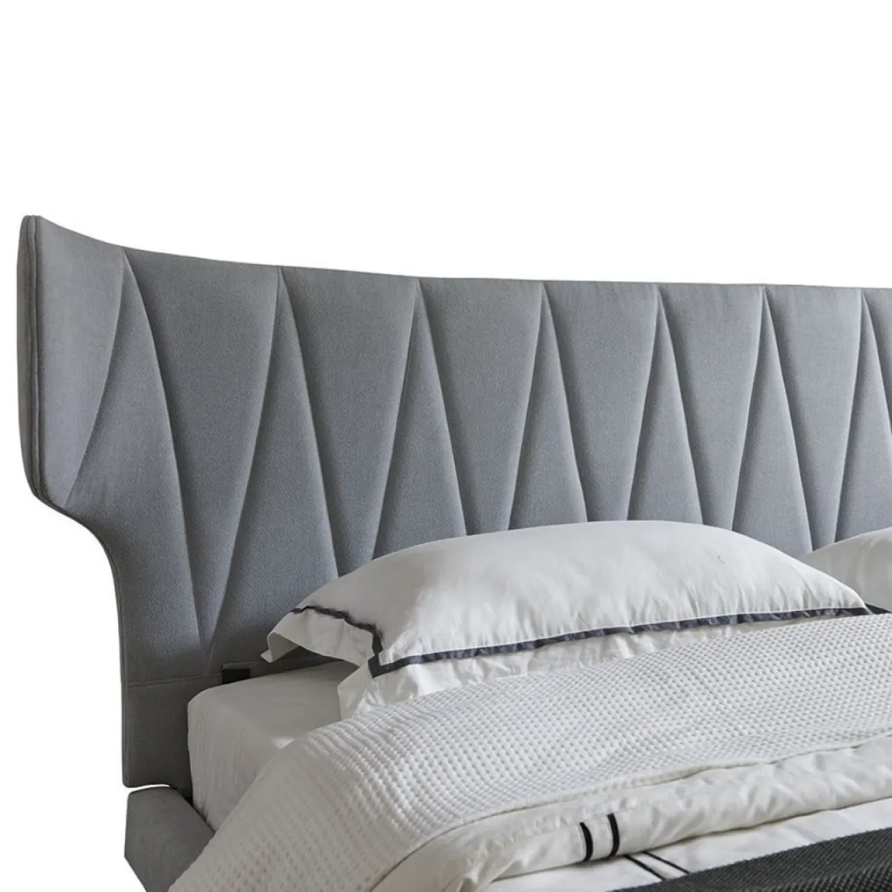 Кровать GC1801 (160-200) серый FA3014-03 ESF