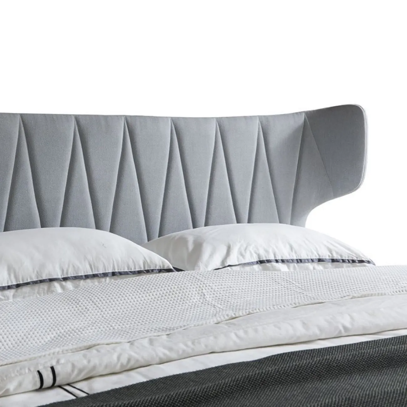 Кровать GC1801 (160-200) серый FA3014-03 ESF