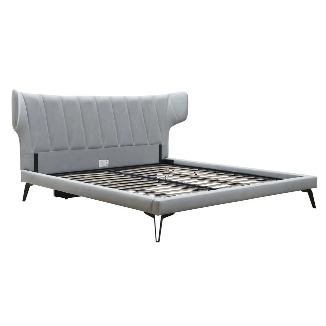 Кровать GC1801 (160-200) серый FA3014-03 ESF