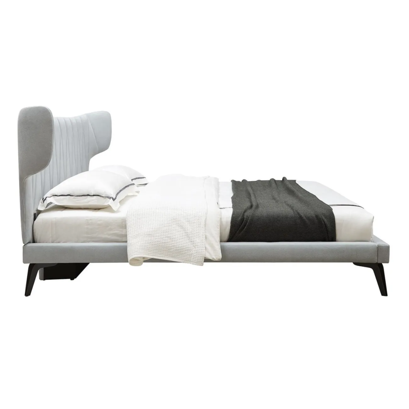 Кровать GC1801 (160-200) серый FA3014-03 ESF