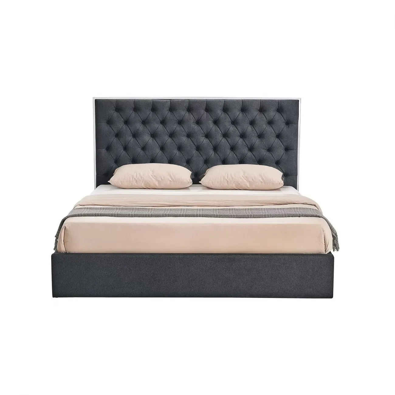 Кровать LBD1704 (160х200) серый UF860/19B ESF