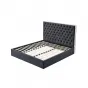 Кровать LBD1704 (180х200) серый UF860/19B ESF 