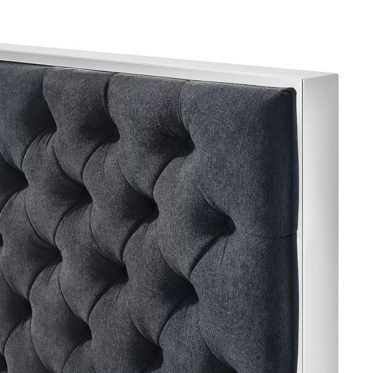 Кровать LBD1704 (180х200) серый UF860/19B с ящиком для белья ESF Кровать LBD1704 (180х200) серый UF860/19B с ящиком для белья ESF