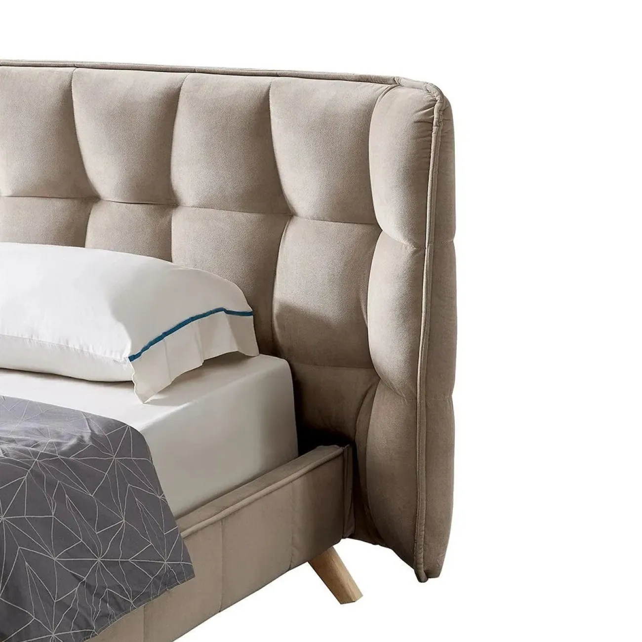 Кровать LBD8705 (180х200) бежевый UF910/01 ESF