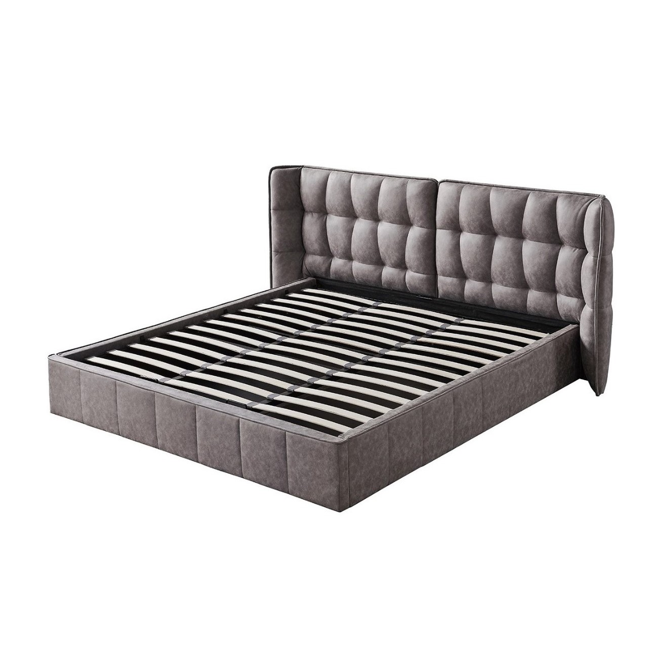 Кровать LBD8705 (180х200) бежевый 970-15 с ящиком для белья ESF