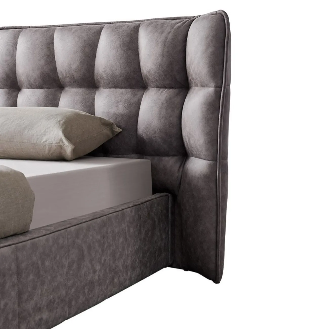 Кровать LBD8705 (180х200) бежевый 970-15 с ящиком для белья ESF