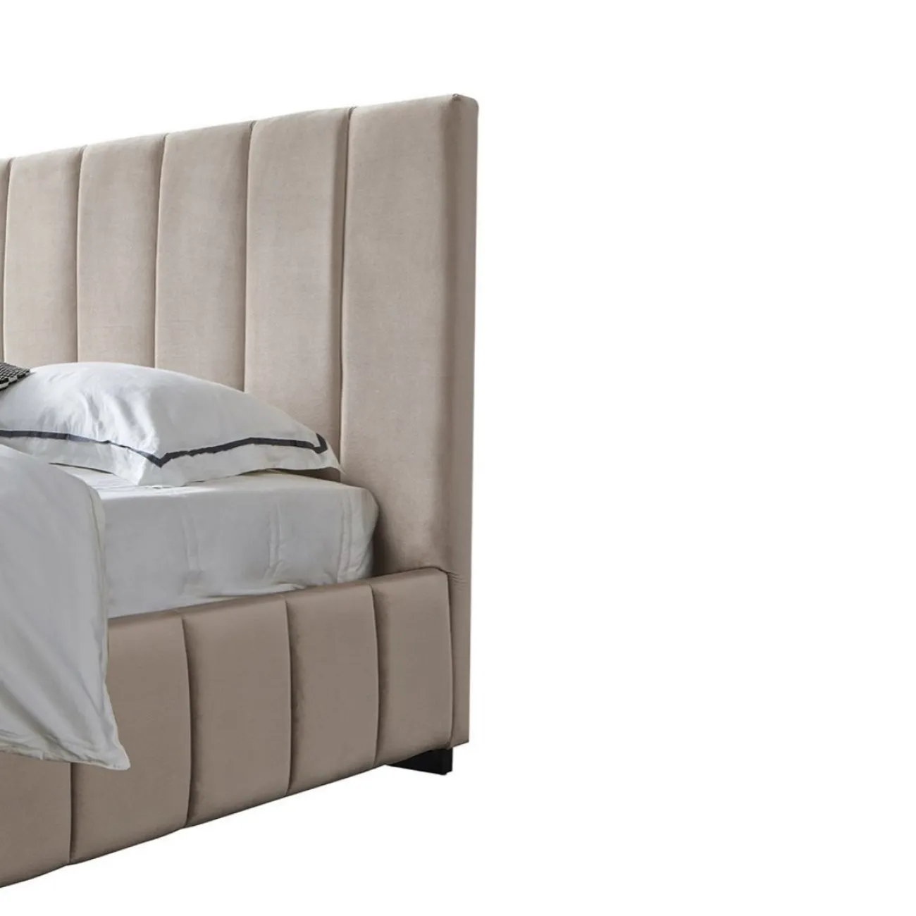 Кровать LBD8855 (140х200) бежевый UF910/01 ESF 