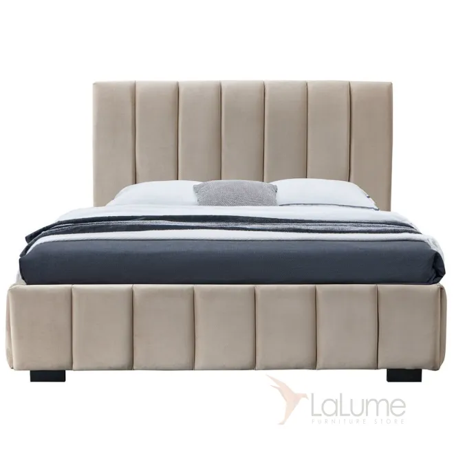 Кровать LBD8855 (140х200) бежевый UF910/01 ESF 