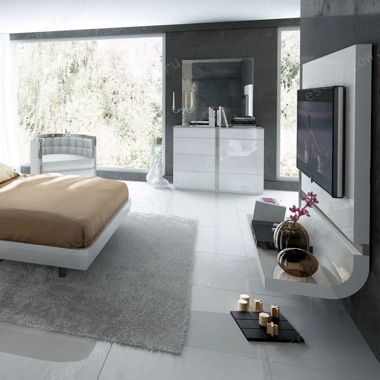 Модуль TV FENICIA 5220 GRANADA белый ESF Модуль TV FENICIA 5220 GRANADA белый ESF