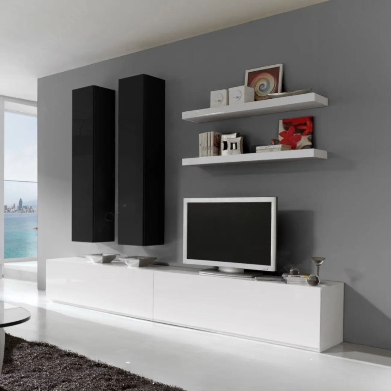 Подвесная полка ME-120 белый ESF