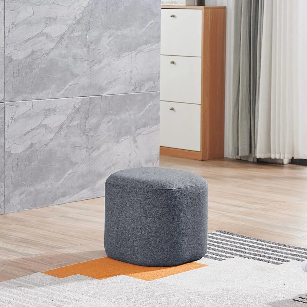 Пуф SOFA 03-4040S серый HE512-11 ESF