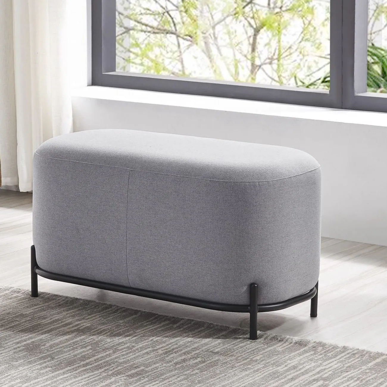 Пуф SOFA 03-4080 светло-серый HE512-10 ESF Пуф SOFA 03-4080 светло-серый HE512-10 ESF