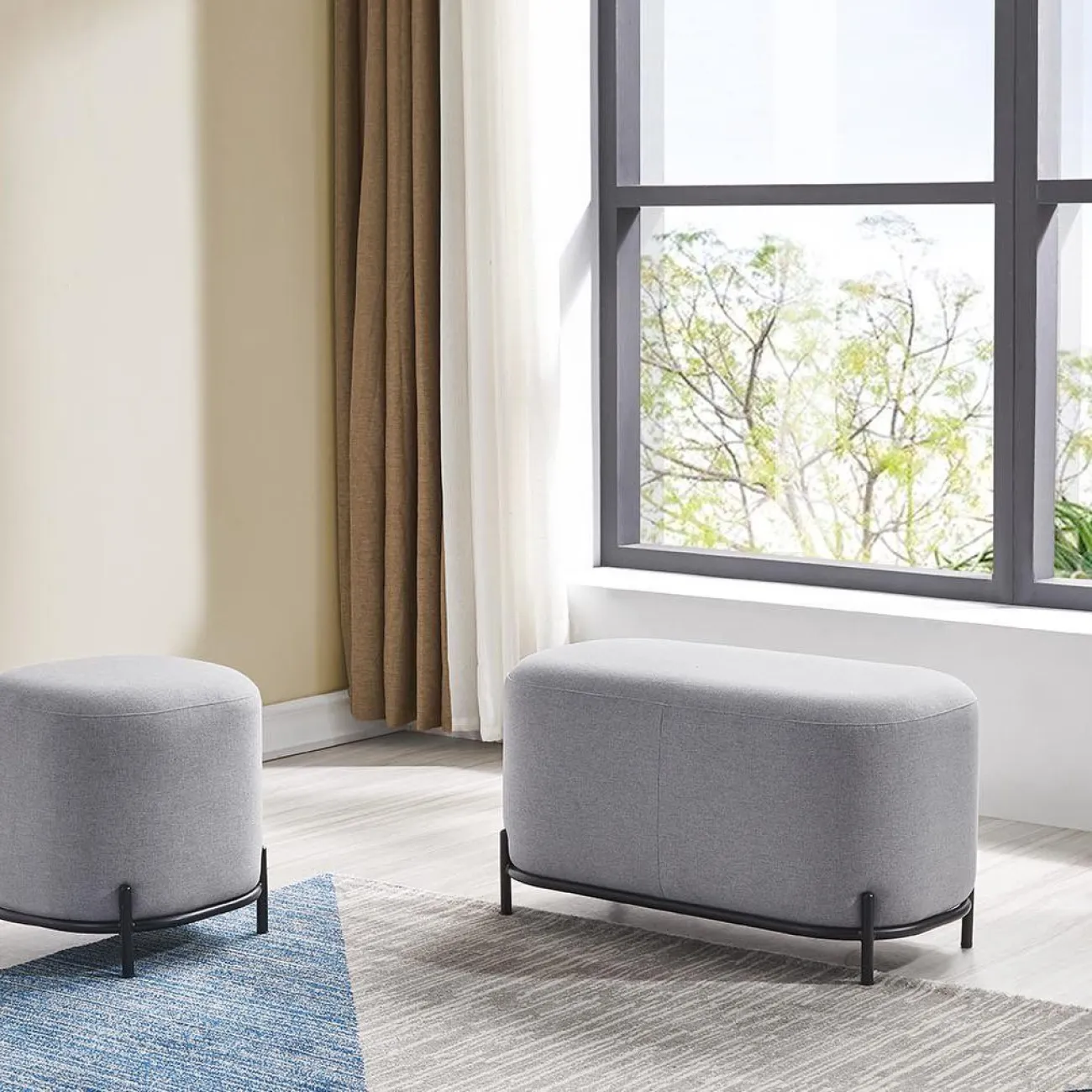 Пуф SOFA 03-4080 светло-серый HE512-10 ESF Пуф SOFA 03-4080 светло-серый HE512-10 ESF