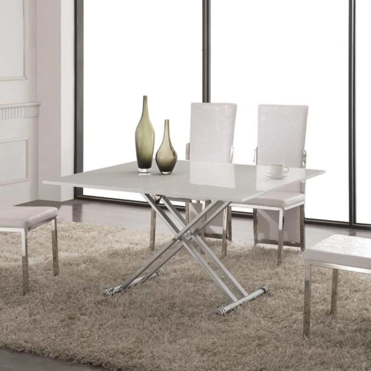 Стол B2166 AG белый лак ESF Стол B2166 AG белый лак ESF