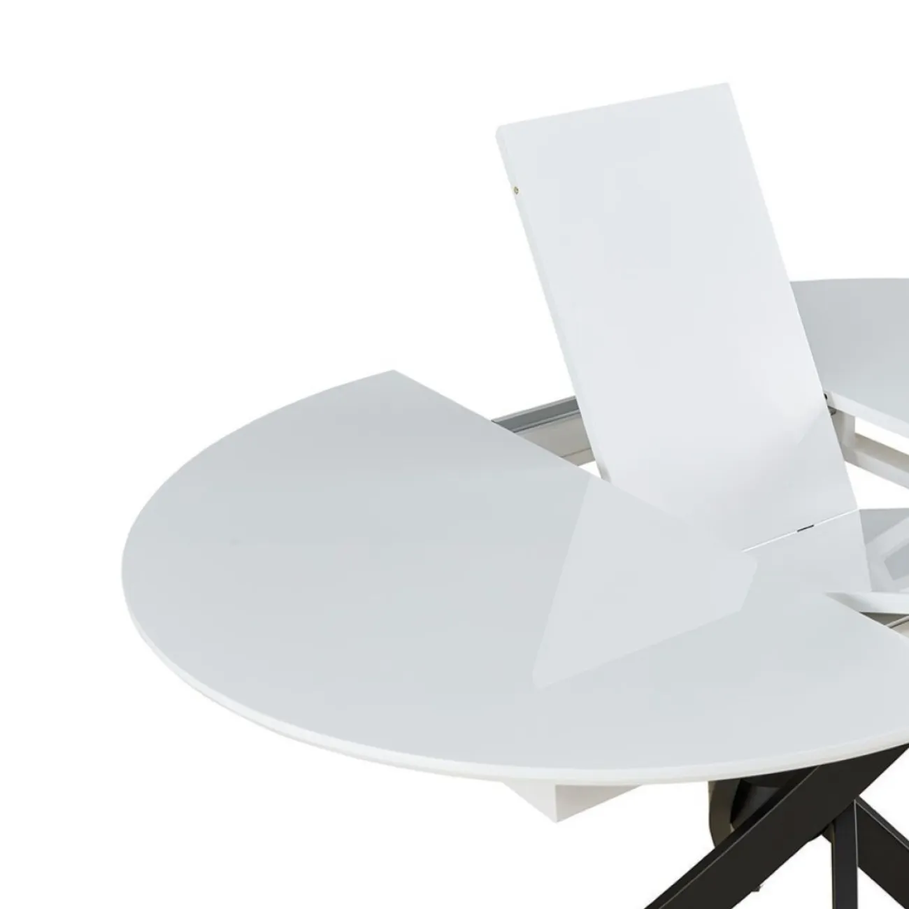 Стол B2303-1 белый лак/черный ESF 