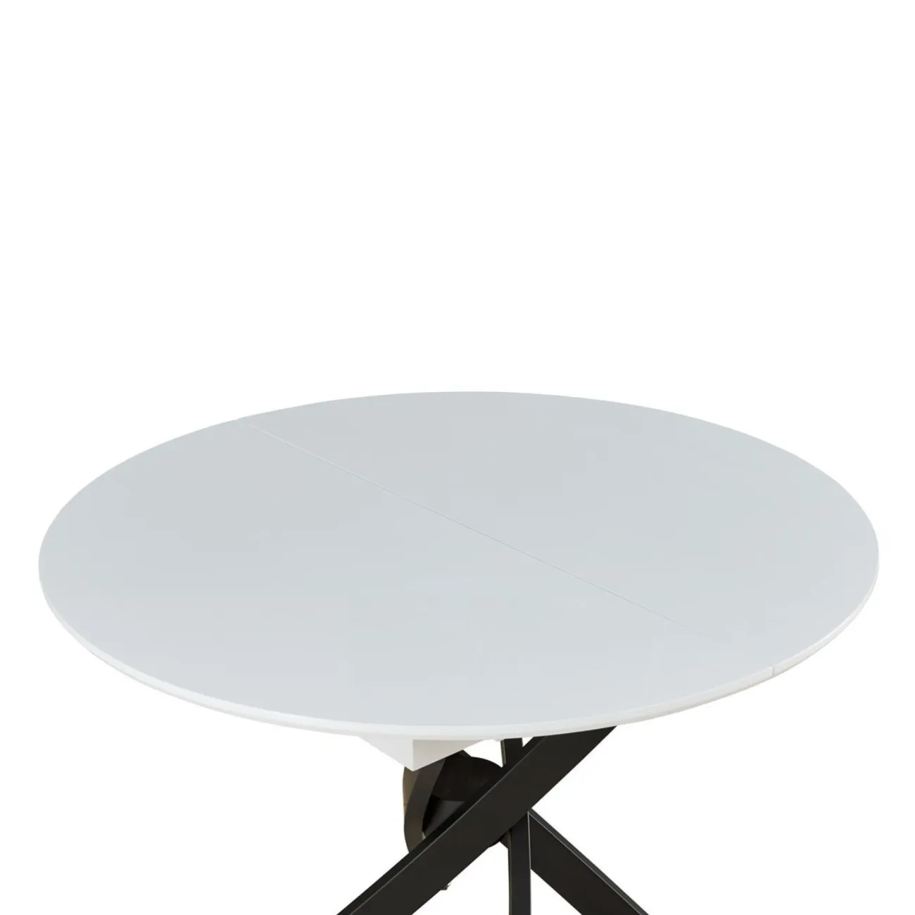 Стол B2303-1 белый лак/черный ESF 