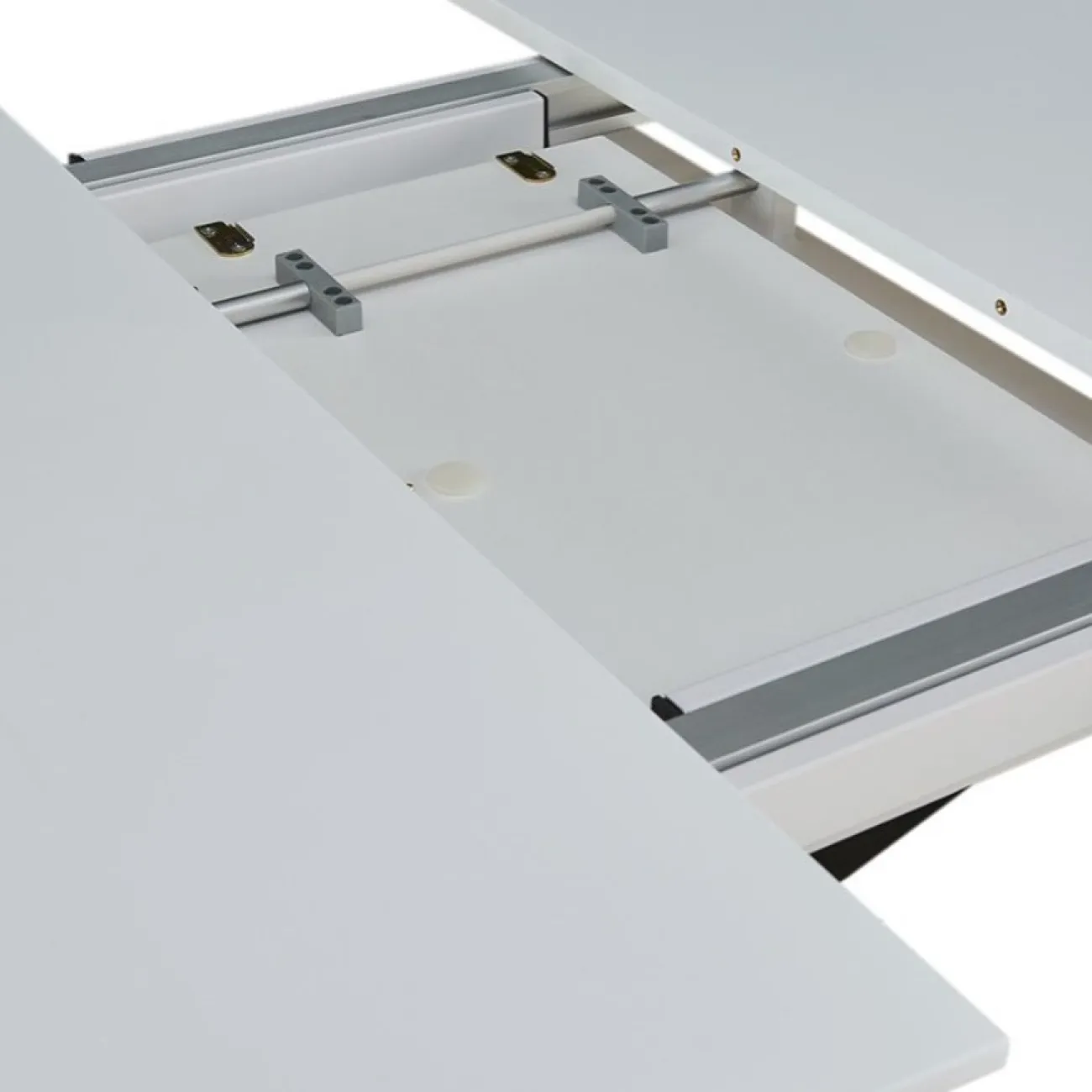 Стол B2303-1 белый лак/черный ESF 