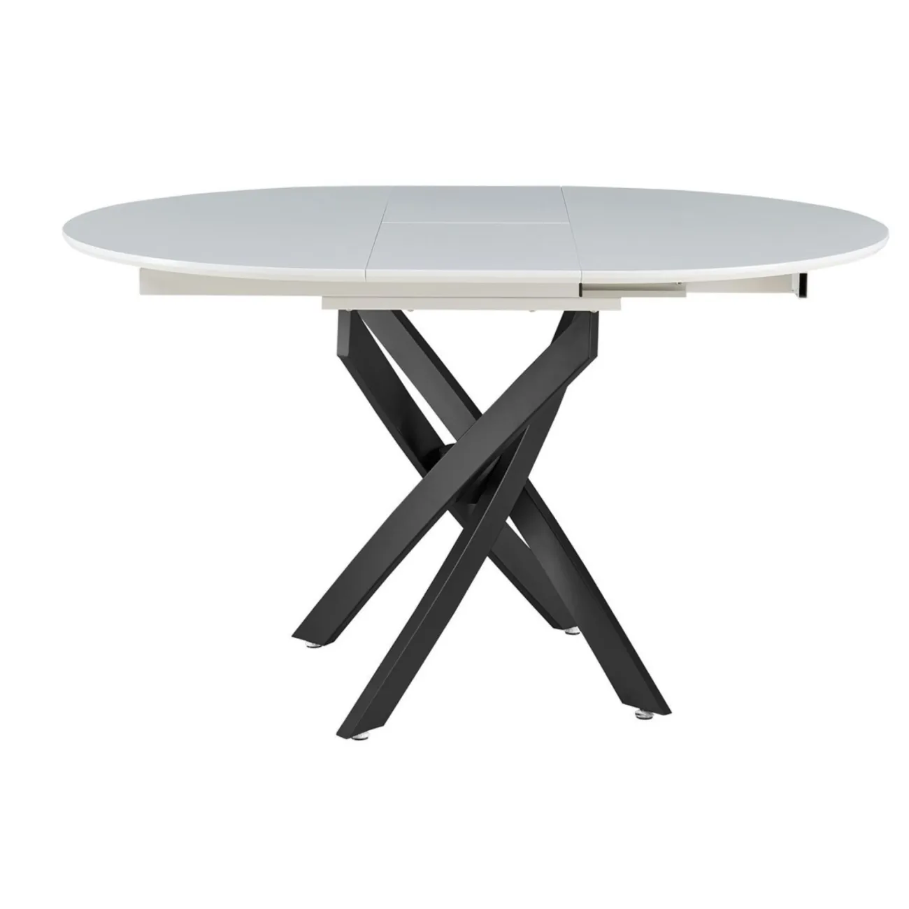 Стол B2303-1 белый лак/черный ESF 