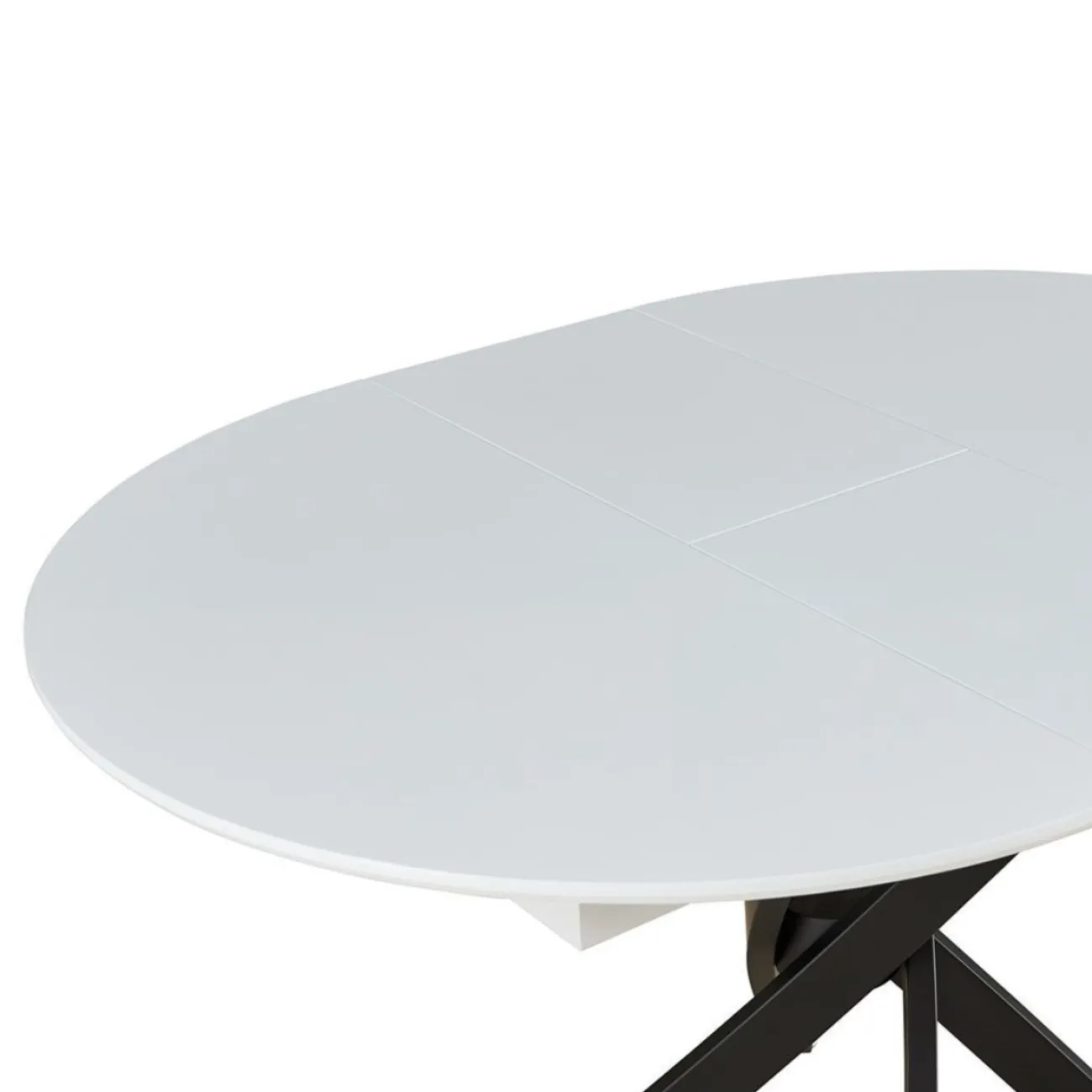 Стол B2303-1 белый лак/черный ESF 