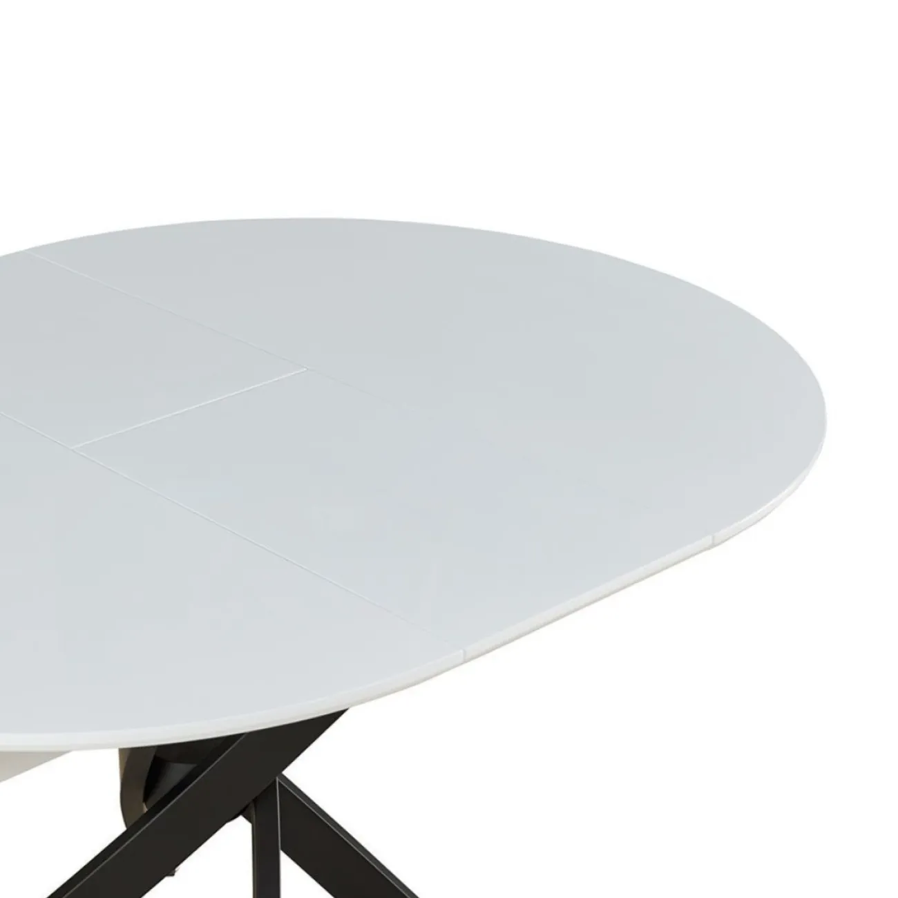 Стол B2303-1 белый лак/черный ESF 