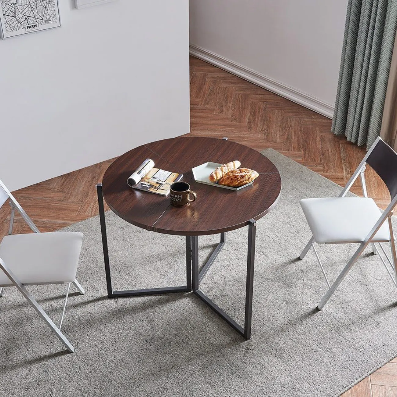 Стол B2389 D90  венге ESF