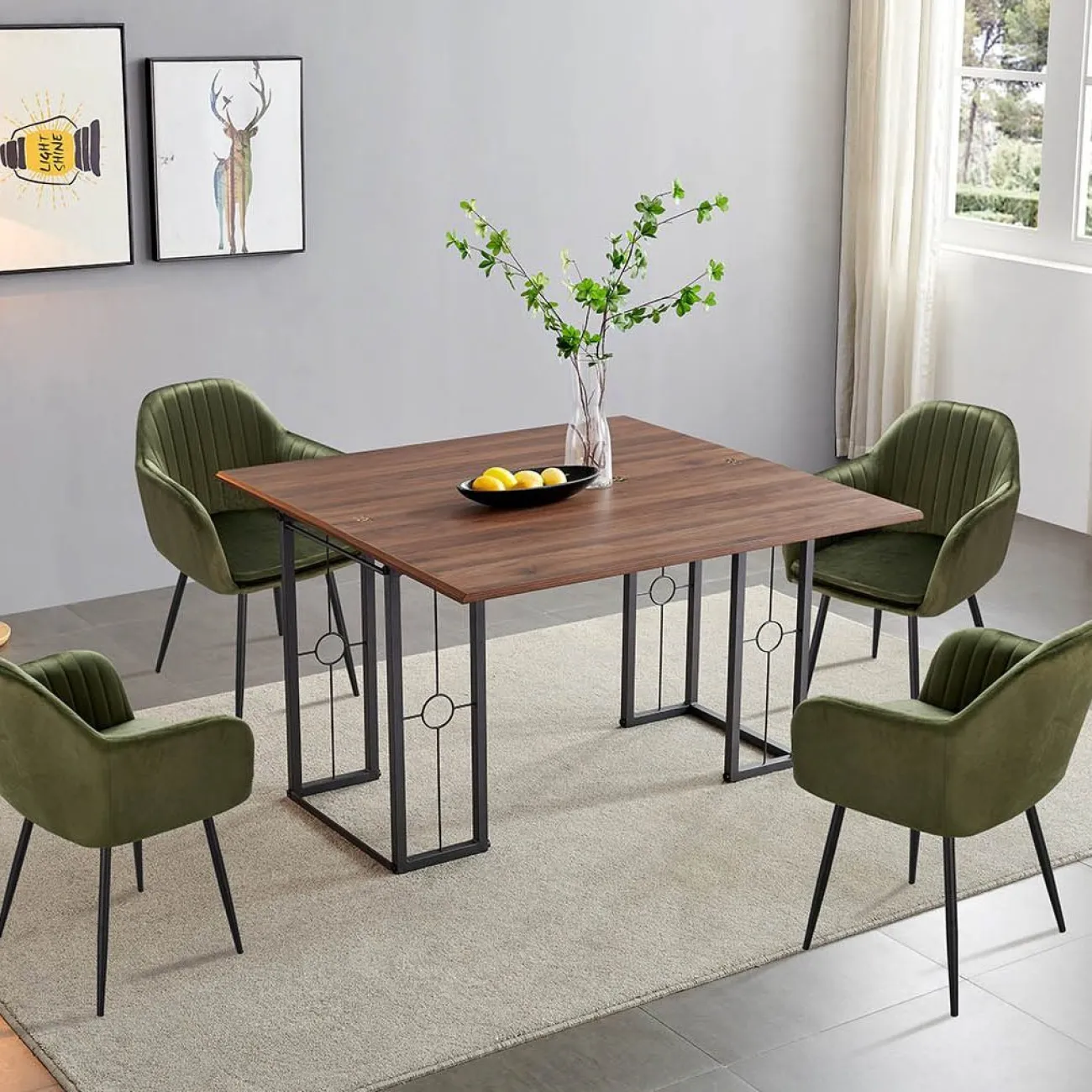 Стол B2486-1 орех ESF