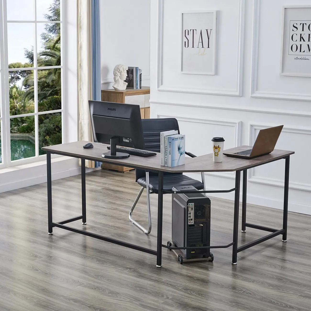 Стол KIWI черный дуб BLACK OAK ESF