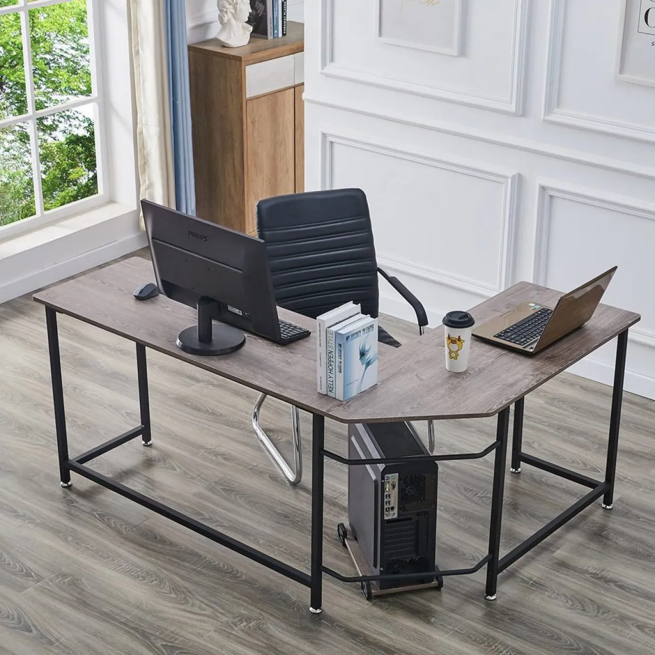 Стол KIWI черный дуб BLACK OAK ESF
