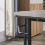 Стол KIWI черный дуб BLACK OAK ESF