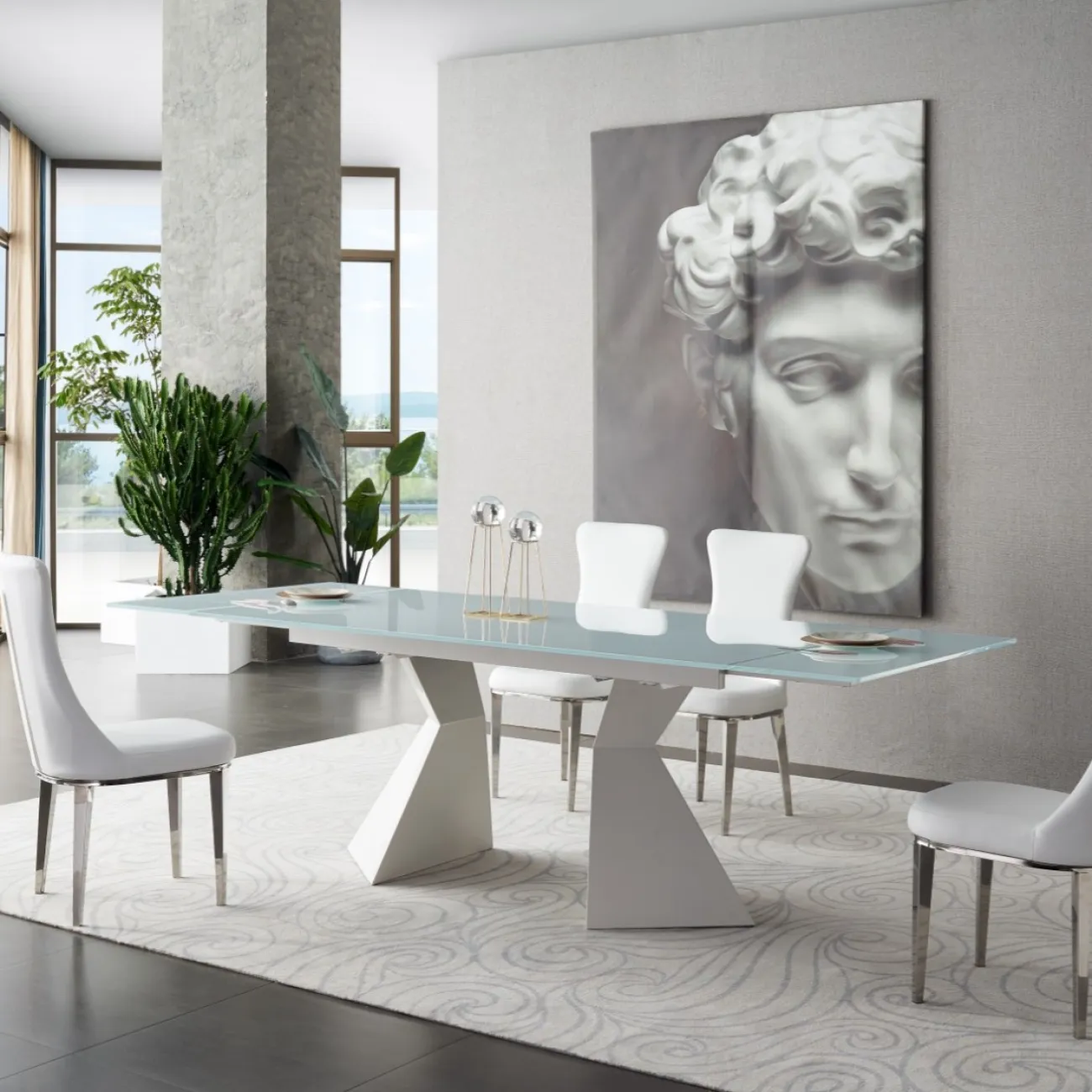 Стол CT992 белый-180 ESF