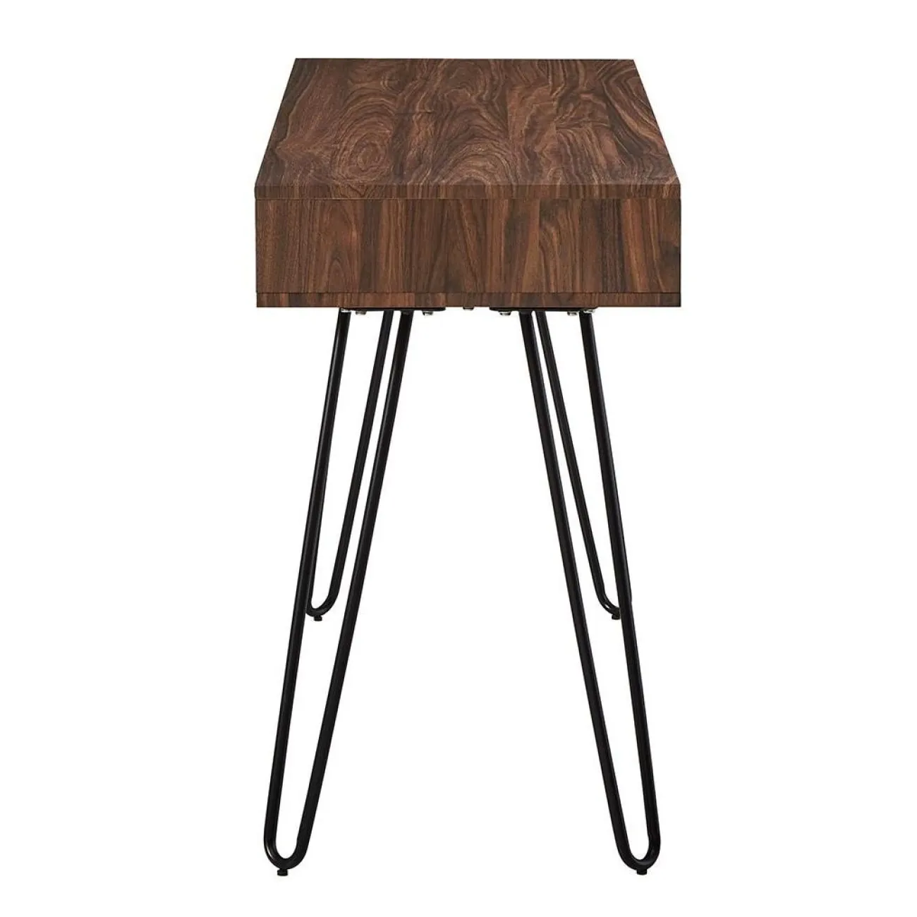 Стол D-003 орех/матовый черный ESF Стол D-003 орех/матовый черный ESF