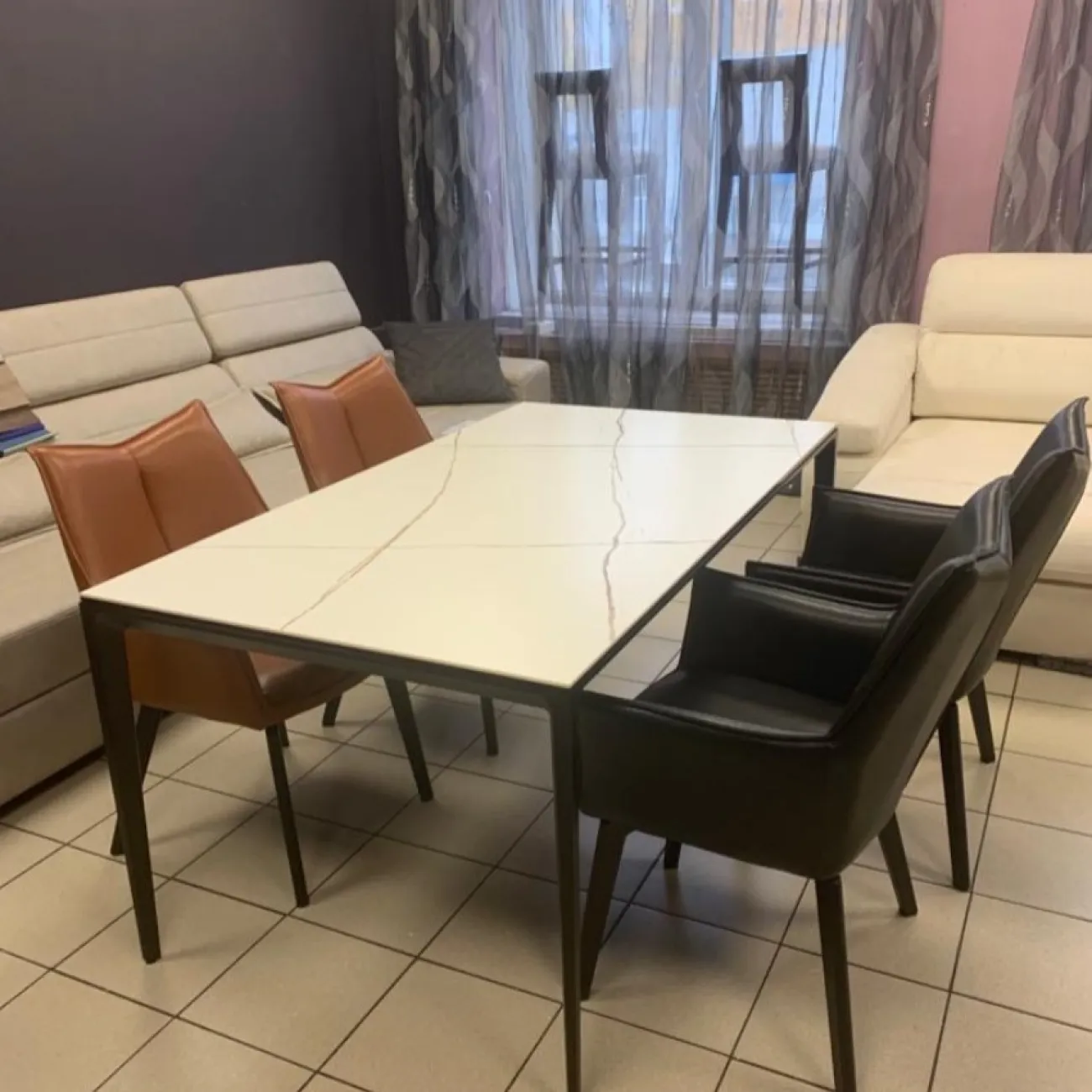 Стол DT-2010 белая керамика MR35 (160) ESF