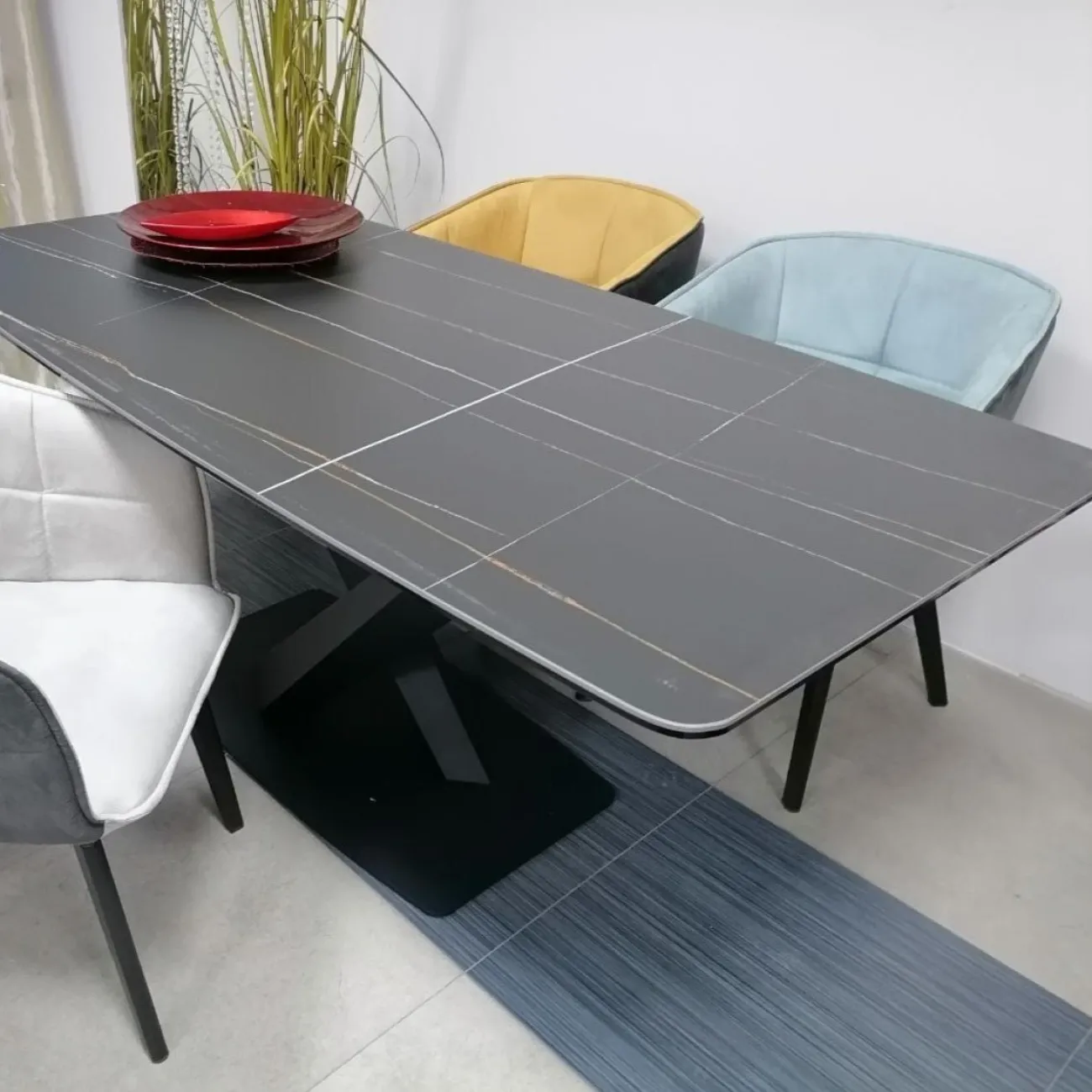 Стол DT-2017 черная керамика MR32 (180) ESF