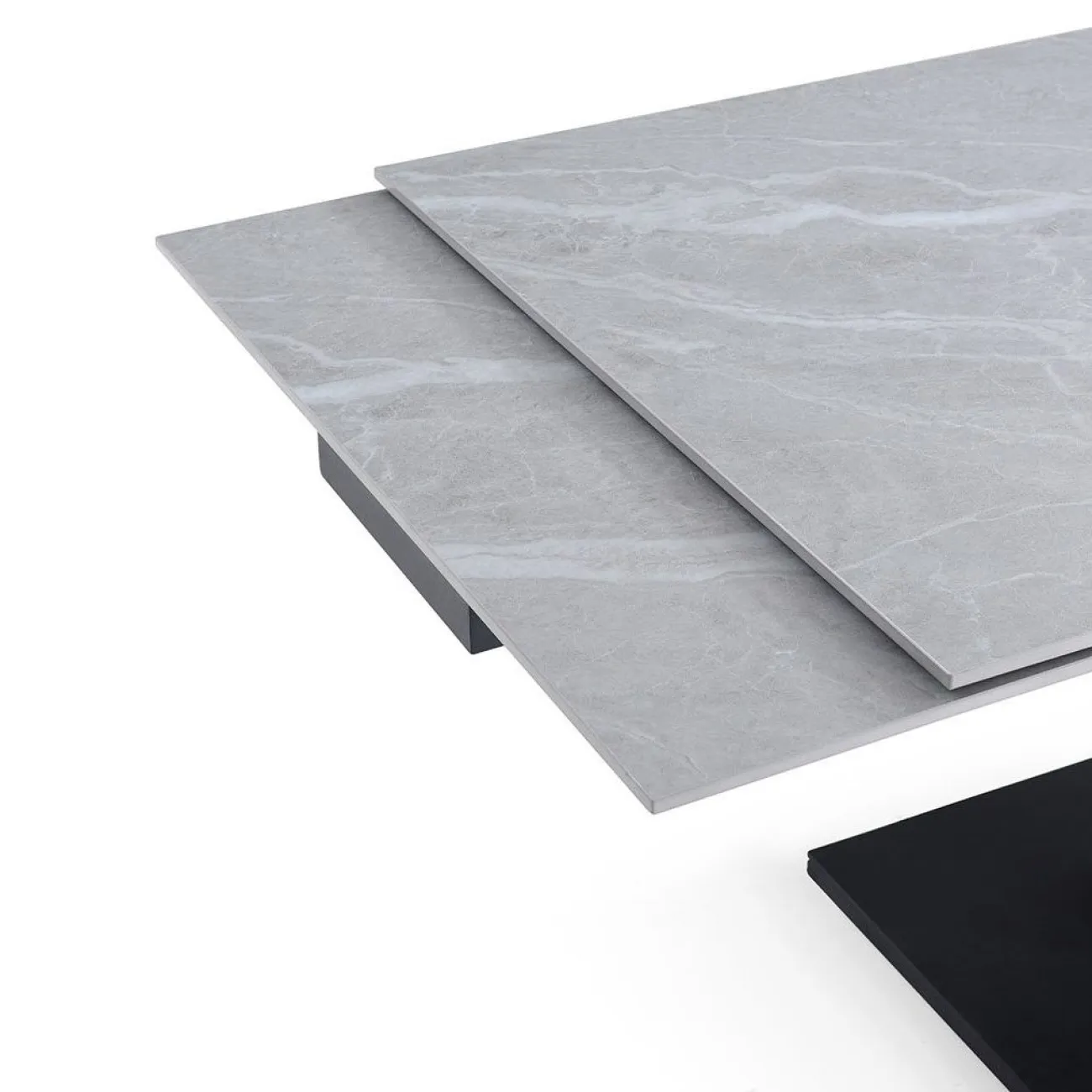 Стол DT9115CL(160) серая керамика/черный ESF 