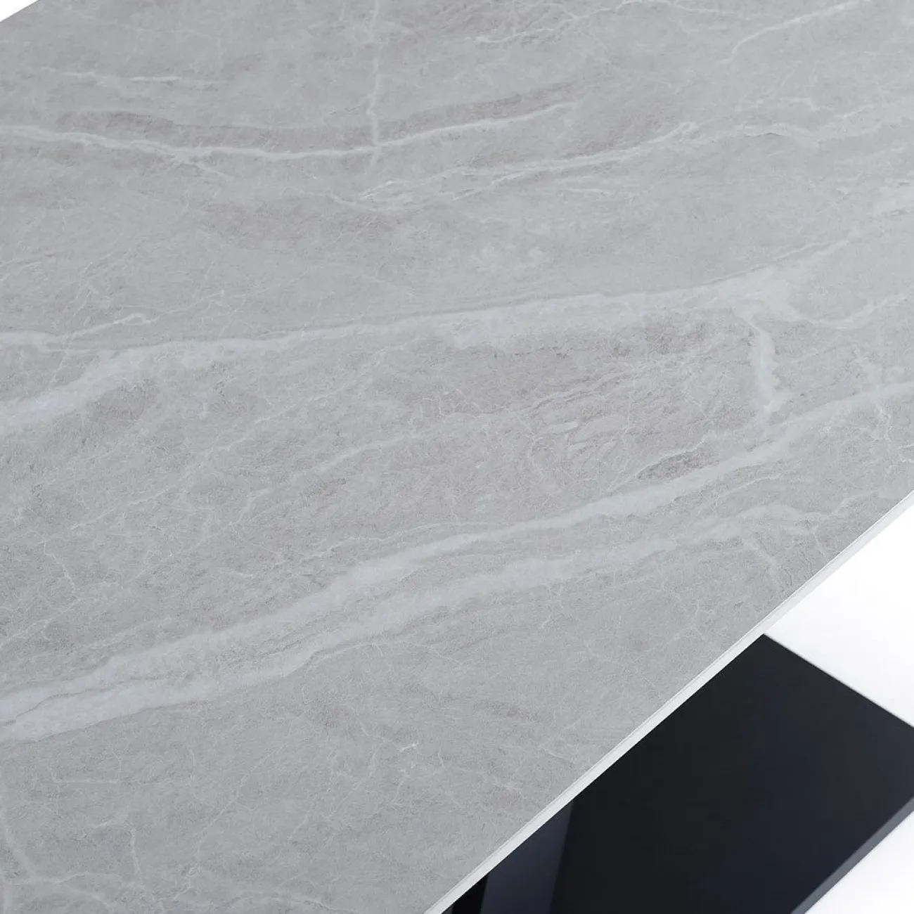 Стол DT9115CL(160) серая керамика/черный ESF 