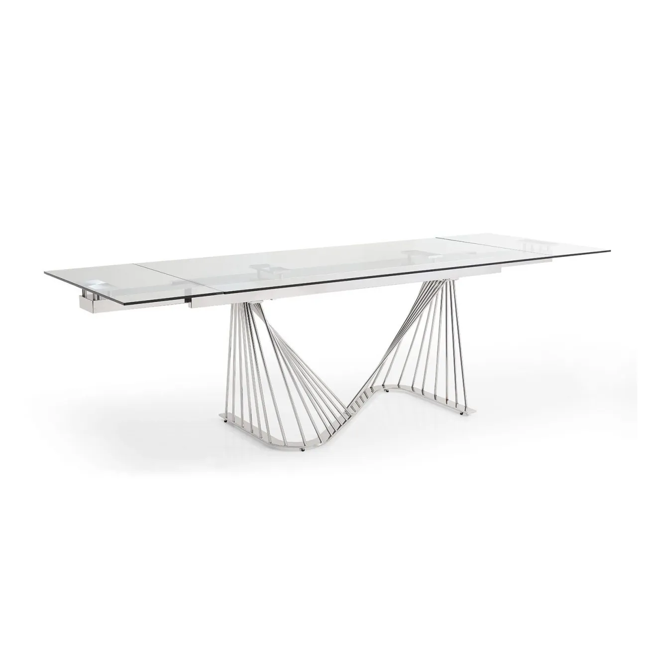 Стол DT9118GS (180) прозрачный ESF