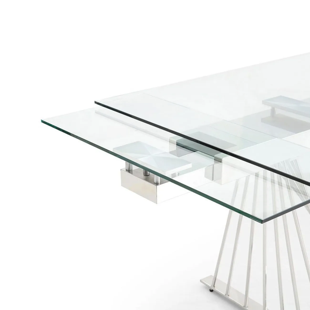 Стол DT9118GS (180) прозрачный ESF