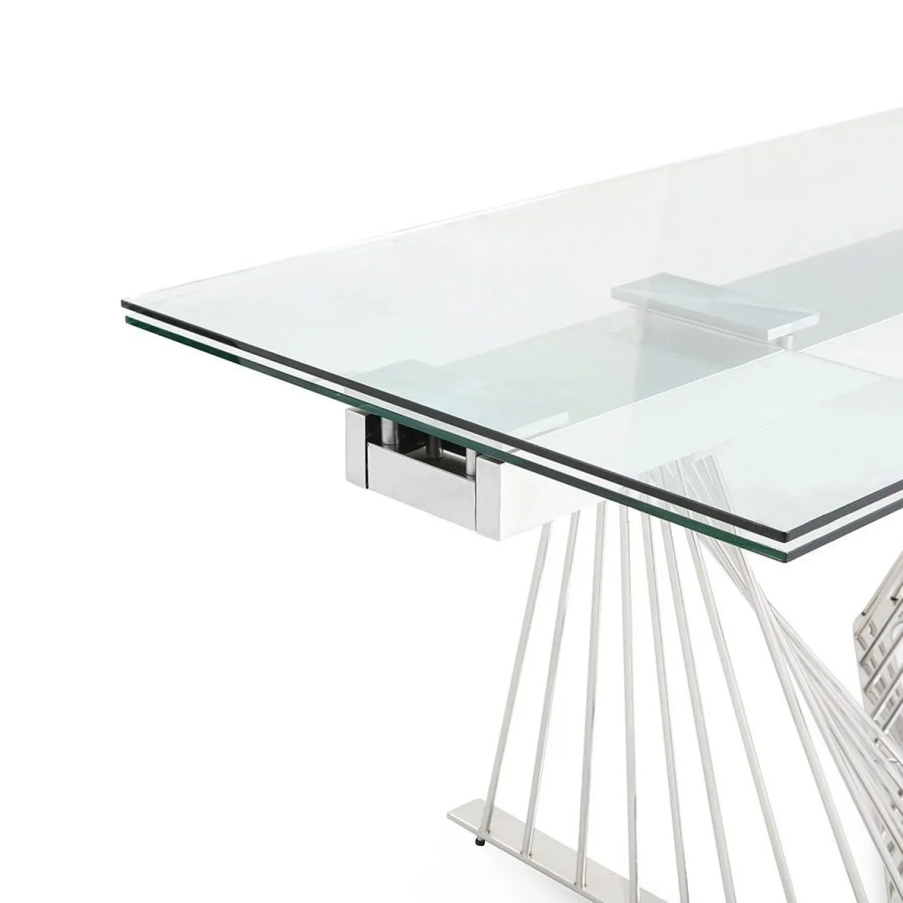 Стол DT9118GS (180) прозрачный ESF