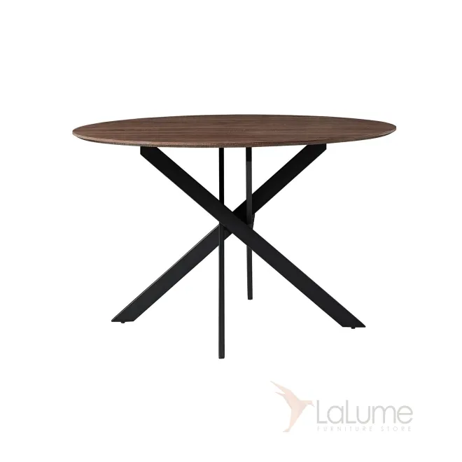 Стол DT-937 (d120) орех # 43334 ESF