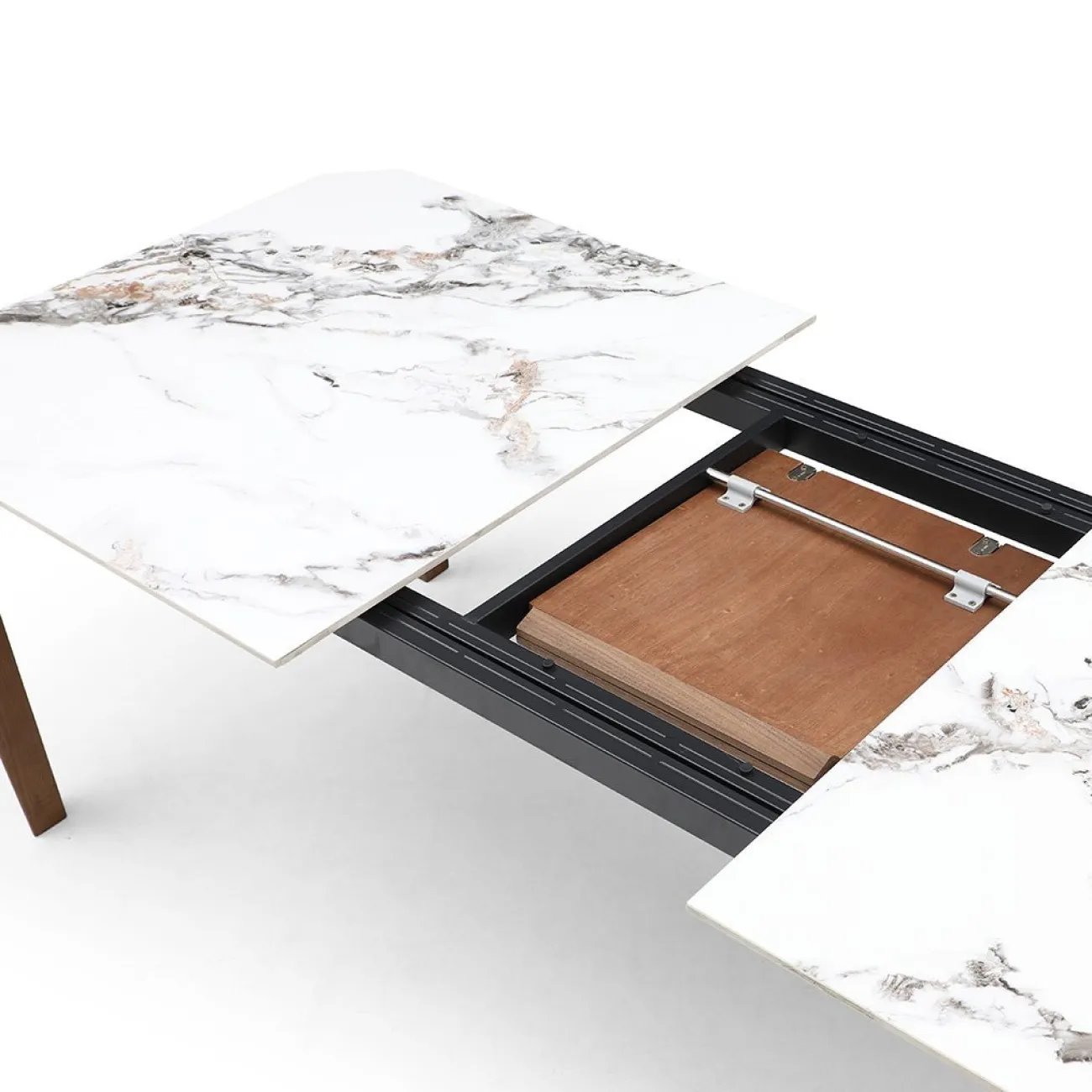 Стол DT8843CW (180) белый мрамор  керамика ESF