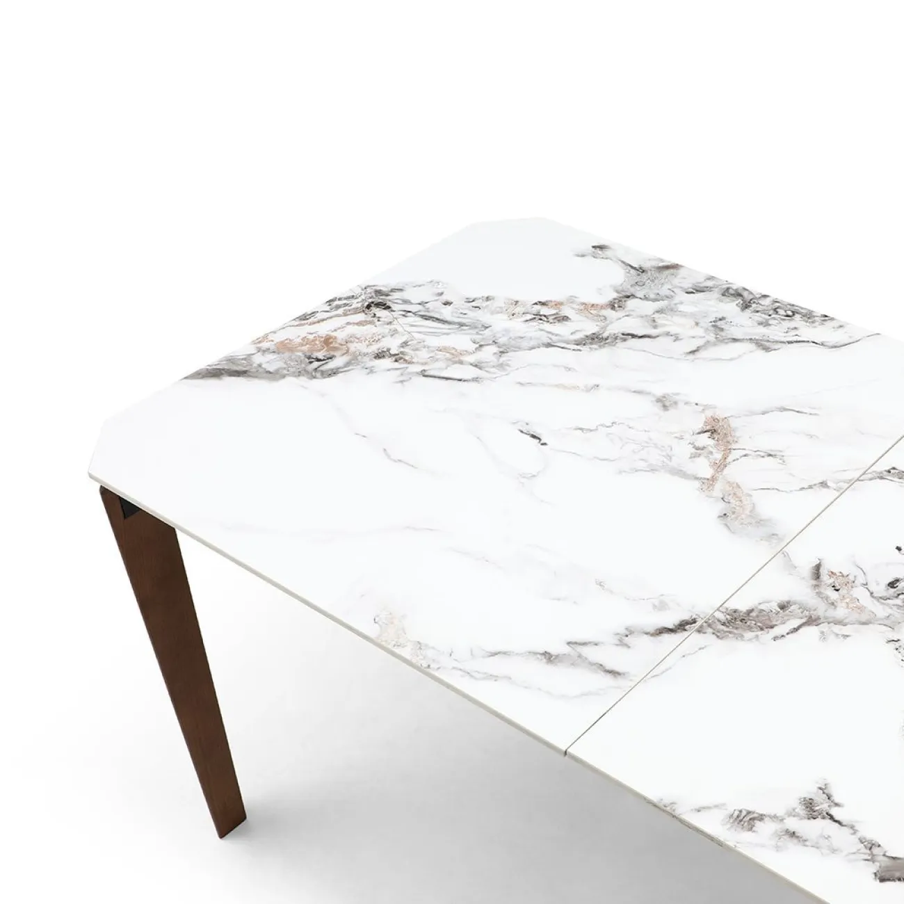Стол DT8843CW (180) белый мрамор  керамика ESF